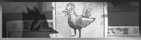 Chicken Noir Card