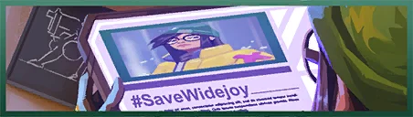 #SAVEWIDEJOY Card